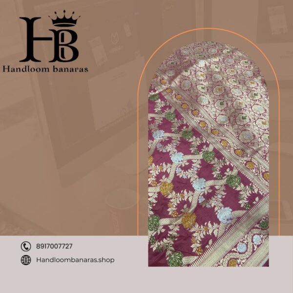 Pure Katan Handloom Silk Saree