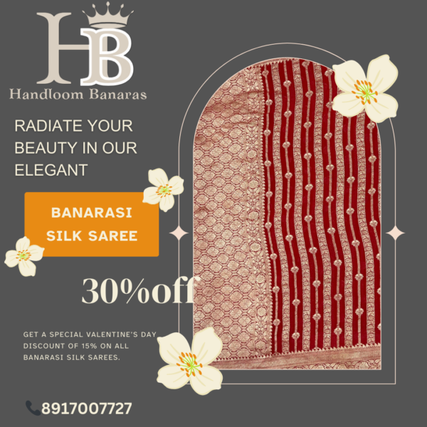 Pure Shiffon silk saree - Image 2